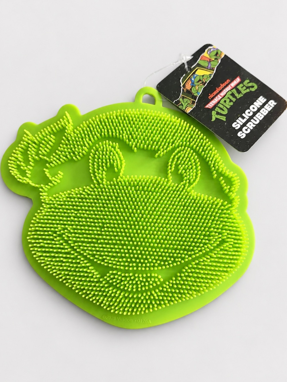 Nickelodeon Teenage Mutant Ninja Turtles Green Silicone Scrubber